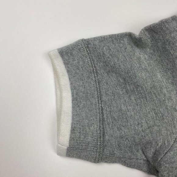 Nike Short Sleeve Full Zip Hoodie Womens Small Gray Drawstrings 465693 063 - Picture 3 of 11